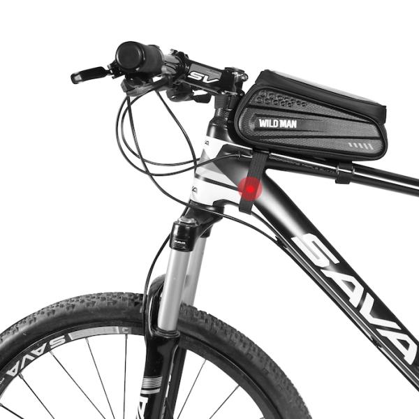 Wildman ES3 Sport Bike Fahrradtasche Rahmentasche wasserdicht 1L mit Fenster